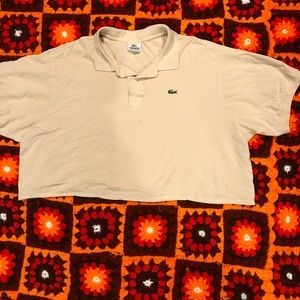 Lacoste t-shirt *cropped top*